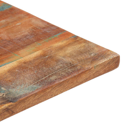 Rectangular Table Top 60x100 cm 15-16 mm Solid Wood Reclaimed