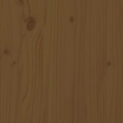 vidaXL Wall Cabinet Honey Brown 100x30x35 cm Solid Wood Pine