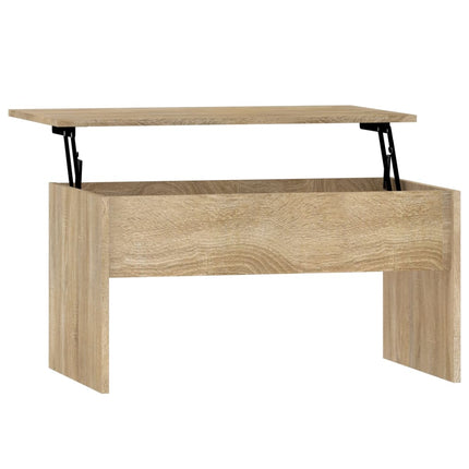 Coffee Table Sonoma Oak 80x50.5x41.5 cm Engineered Wood