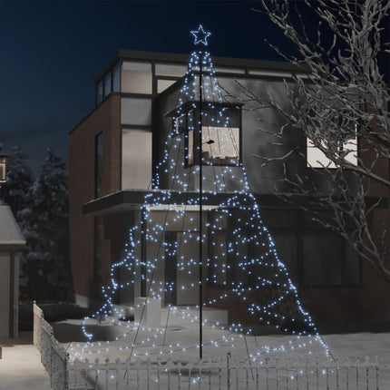 vidaXL Christmas Tree with Spike Cold White 3000 LEDs 800 cm