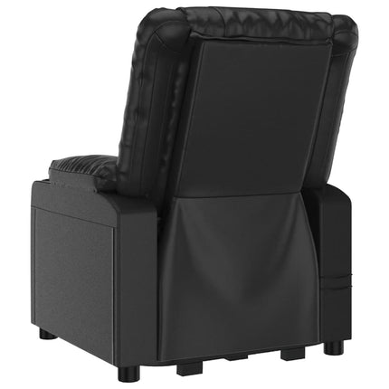 Stand up Massage Chair Black Faux Leather