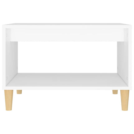 vidaXL Coffee Table  White 60x40x50 cm Engineered Wood