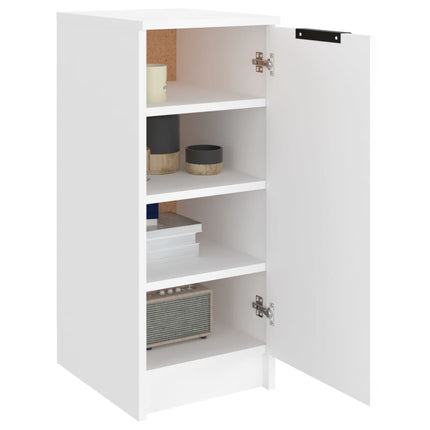 Shoe Cabinet White 30x35x70 cm Engineered Wood