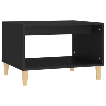 Coffee Table  Black 60x40x50 cm Engineered Wood