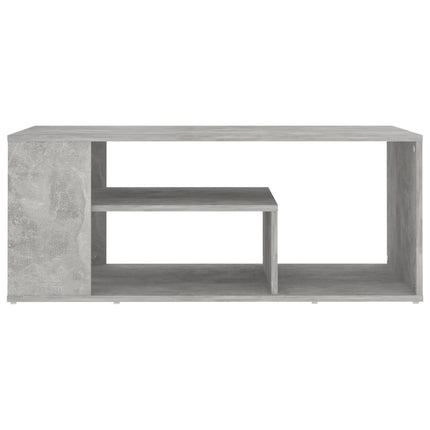 vidaXL Coffee Table Concrete Grey 100x50x40 cm Chipboard