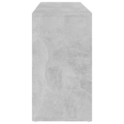 vidaXL Shoe Bench Concrete Grey 103x30x54.5 cm Chipboard