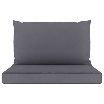 vidaXL Pallet Sofa Cushions 2 pcs Anthracite Fabric