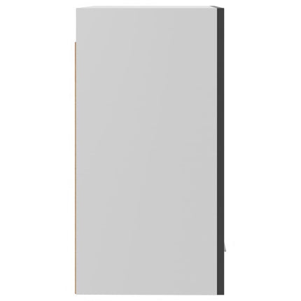 vidaXL Hanging Cabinet High Gloss Grey 39.5x31x60 cm Chipboard