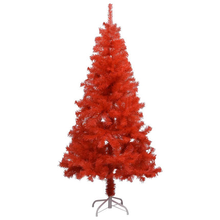 vidaXL Artificial Christmas Tree with Stand Red 120 cm PVC
