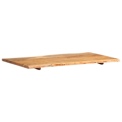vidaXL Table Top Solid Acacia Wood 100x(50-60)x2.5 cm