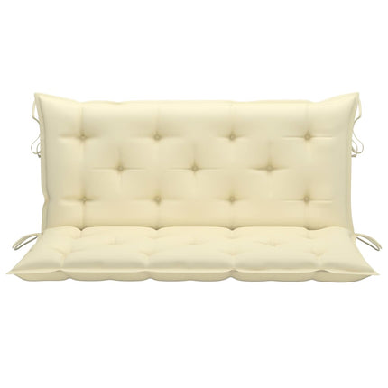 vidaXL Cushion for Swing Chair Cream White 120 cm Fabric