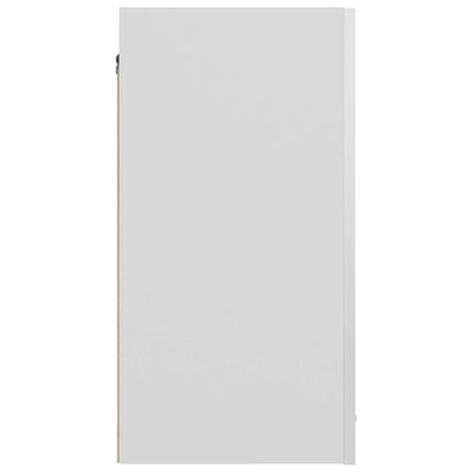 vidaXL Hanging Cabinet High Gloss White 60x31x60 cm Chipboard