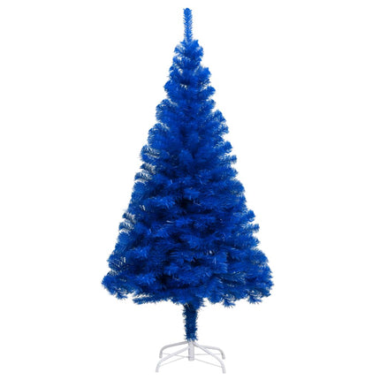 vidaXL Artificial Christmas Tree with Stand Blue 180 cm PVC