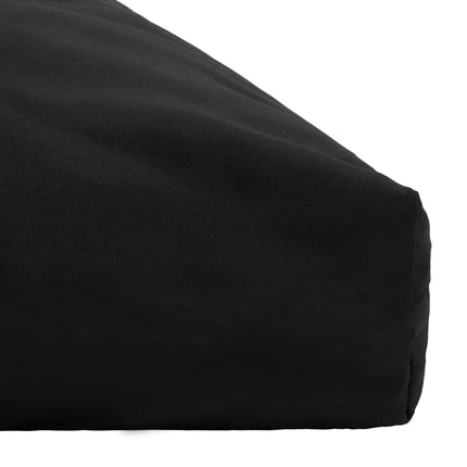 vidaXL Garden Seat Cushion Black 120x80x10 cm Fabric