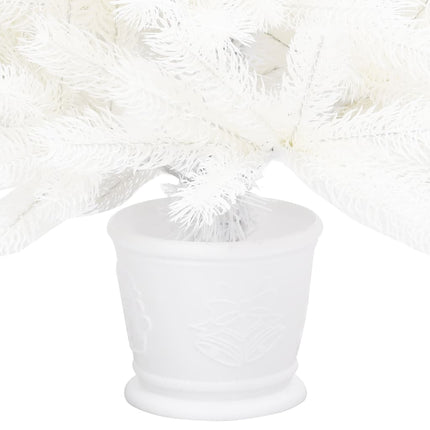 vidaXL Artificial Christmas Tree Lifelike Needles White 65 cm