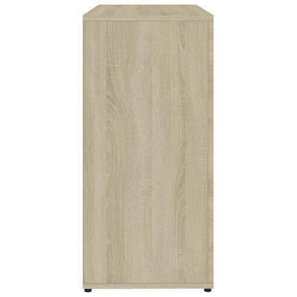 vidaXL Sideboard Sonoma Oak 80x36x75 cm Chipboard