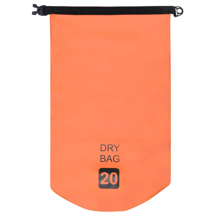 vidaXL Dry Bag Orange 20 L PVC