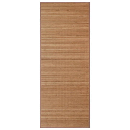 vidaXL Rug Bamboo 100x160 cm Brown