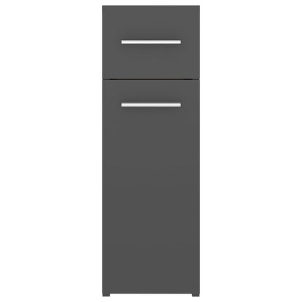 vidaXL Apothecary Cabinet Grey 20x45.5x60 cm Chipboard