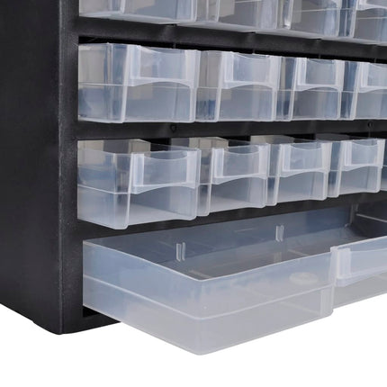 vidaXL 41-Drawer Plastic Storage Cabinet Tool Box