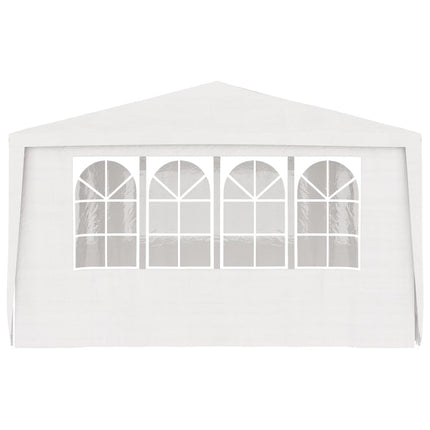 vidaXL Professional Party Tent with Side Walls 4x6 m White 90 g/m²