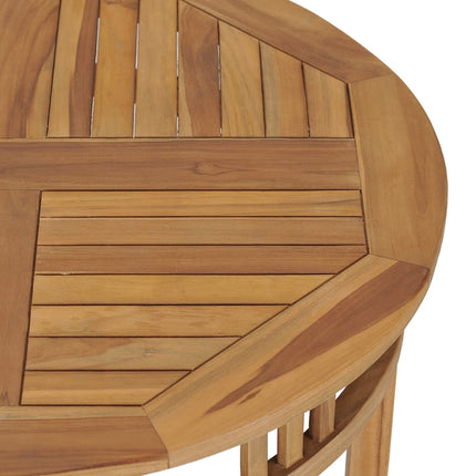 vidaXL Dining Table Ø 80 cm Solid Teak Wood