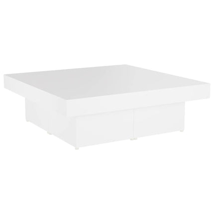 vidaXL Coffee Table White 90x90x28 cm Chipboard