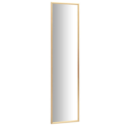 vidaXL Mirror Gold 140x40 cm