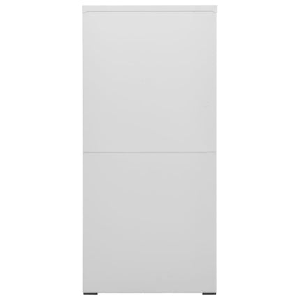 vidaXL Filing Cabinet Light Grey 46x62x133 cm Steel