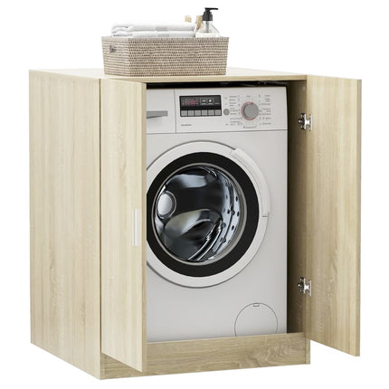vidaXL Washing Machine Cabinet Sonoma Oak 71x71.5x91.5 cm