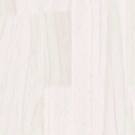 vidaXL Side Cabinet White 35.5x33.5x76 cm Solid Pinewood