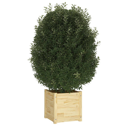 vidaXL Garden Planters 2 pcs 40x40x40 cm Solid Pinewood