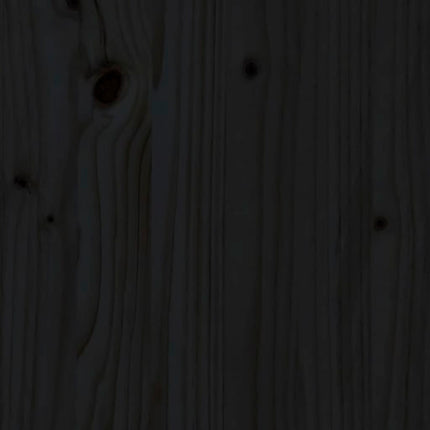 vidaXL Shoe Bench Black 70x38x45.5 cm Solid Wood Pine