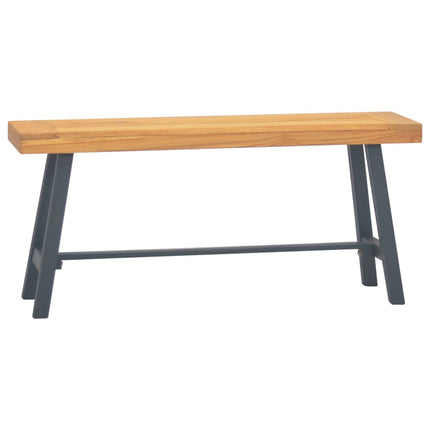 vidaXL Bench 110 cm Solid Wood Teak
