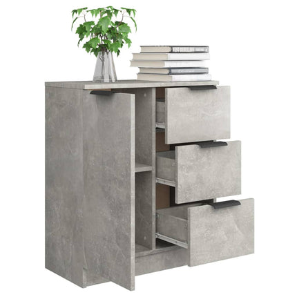 vidaXL Sideboard Concrete Grey 60x30x70 cm Engineered Wood