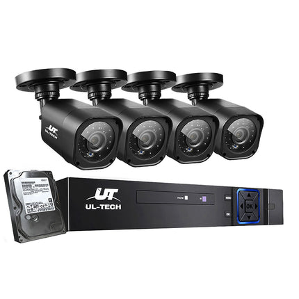 CCTV Camera Home Security System 8CH DVR 1080P Cameras Outdoor Day Night