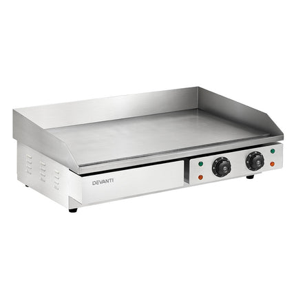 Commercial Electric Griddle BBQ Grill Hot Plate Stainless Steel 4400W