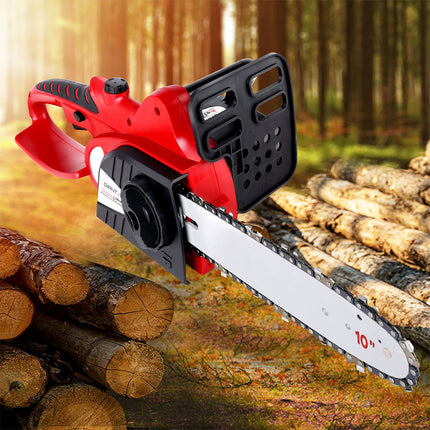 20V Cordless Chainsaw - Black and Red
