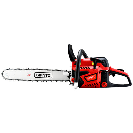 52 CC Chainsaw Petrol Pruning Chain Saw Top Handle Commercial E-Start