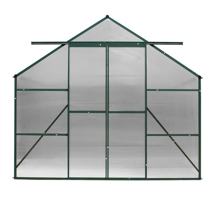 Aluminium Greenhouse Polycarbonate Green House Garden Shed 5.1x2.44M