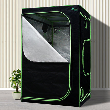 Grow Tent 1000W LED Grow Light 120X120X200cm Mylar 4" Ventilation