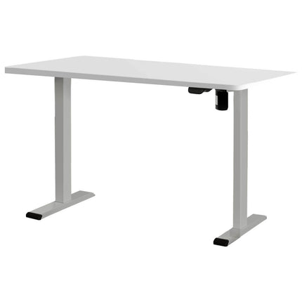 Electric Standing Desk Motorised Adjustable Sit Stand Desks Grey White