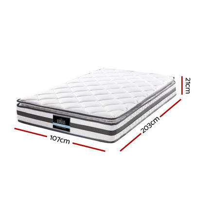 Bedding Normay Bonnell Spring Mattress 21cm Thick King Single