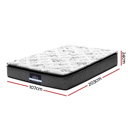Bedding Rocco Bonnell Spring Mattress 24cm Thick King Single
