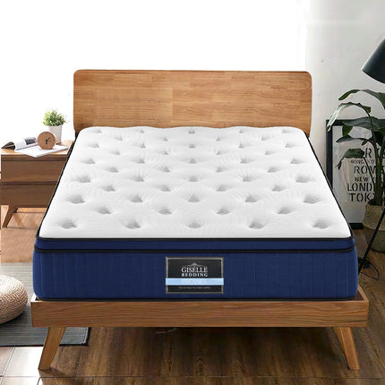 Bedding Franky Euro Top Cool Gel Pocket Spring Mattress 34cm Thick Double