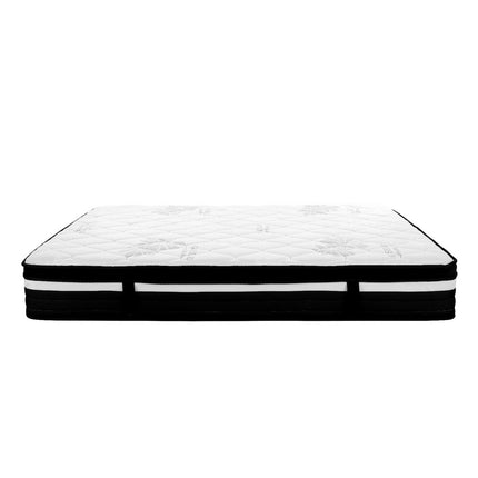 King Single Bed Mattress Size Extra Firm 7 Zone Pocket Spring Foam 28cm