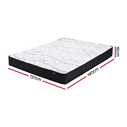 Bedding Glay Bonnell Spring Mattress 16cm Thick Double