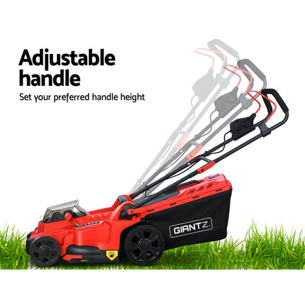 Lawn Mower Cordless Electric Lawnmower Lithium 40V Battery Powered Catch