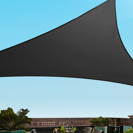 Sun Shade Sail Cloth Shadecloth Outdoor Canopy Triangle 280gsm 5x5x5m