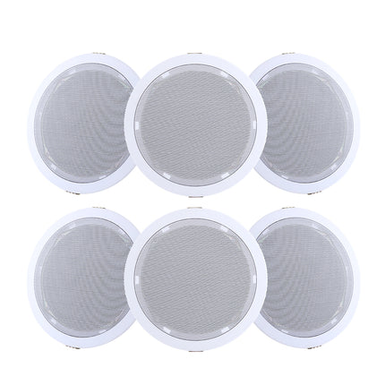 6 Inch Ceiling Speakers In Wall Speaker Home Audio Stereos Tweeter 6pcs